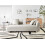 Beliani Sofa 3 Seater SOKNA Fabric Light Beige with Tables 2
