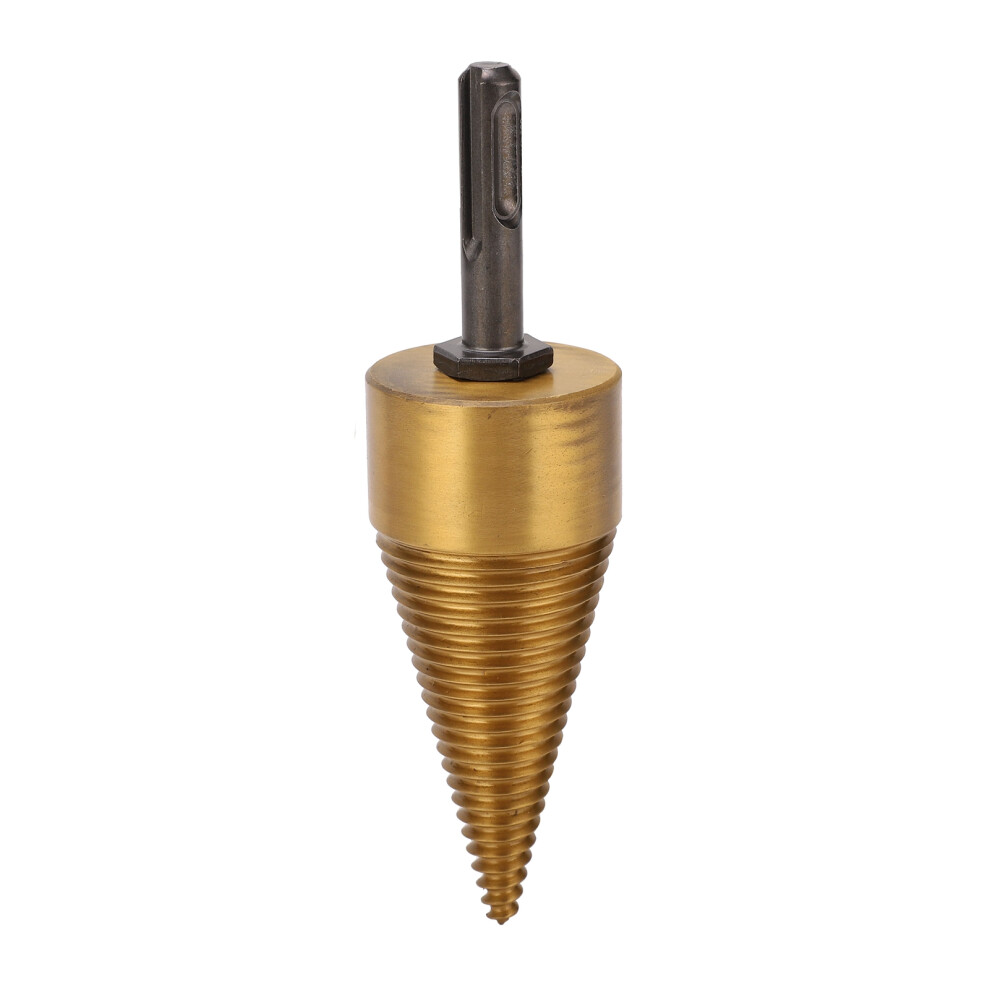 42Mm Ti Plating Twist Firewood Splitter Drill Bit, 145Mm 6901388972641