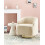 Beliani Armchair LAVIK Boucle Beige 2