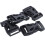 8Pcs Plastic Side Quick Release Buckles Clip for 25mm Webbing Band Black 7