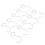 Stainless Steel 120pcs Star Tree Hooks for Festive Decorations Silver 8