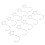Stainless Steel 120pcs Star Tree Hooks for Festive Decorations Silver 11