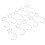 Stainless Steel 120pcs Star Tree Hooks for Festive Decorations Silver 13