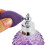 2X 110ML Vintage Crystal Spray Perfume Bottle White Short Atomizer Refillable Glass 6