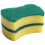 80 PCS Cleaning Scrub Sponge for Kitchen Tableware Bathroom Car Wash Scrub Sponge Pad 3
