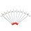 80Pcs Single Pegboard Hooks 150mm Board Slat Wall Retail Display Shop Peg Fits 25mm 3