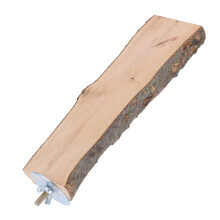 Piattaforma di appoggio per pappagallo in legno di mela Naturale 5-6/18