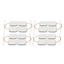 16pcs Reusable Adhesive Electrode Pads 4x4cm for TENS Machines