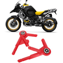 2 Pcs Red Motorcycle Side Frame Guard for R1250GS LC & ADV LC 2019-2021