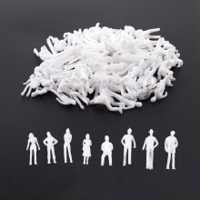 200PCS Figures 1:75 Des ModèLes à L'échelle Forment Des Personnes de Construction pour la Mise en Page