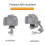 For Arca Quick Release Plate Base Clamp Holder DSLR Camera Stabilizer  Tripod Sport Camera Clamp Holder 6