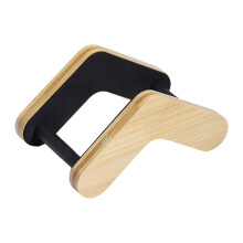 Large Wooden Guitar Stand for Acoustic and Electric, Lightweight Stable Holder Size L for Home or Studio