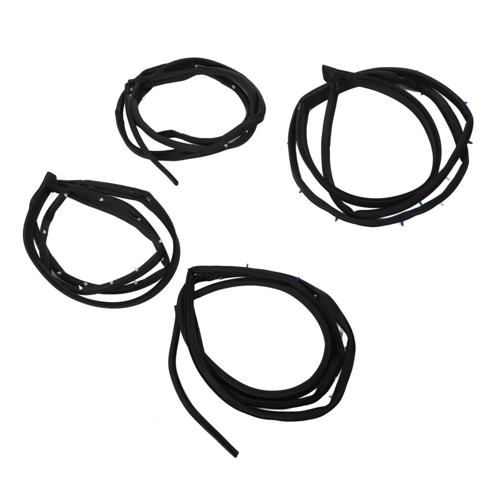 4Pcs Car Door Weatherstrip Seal For Civic Sedan 2006-2011 Rubber Mopline 7891388973566