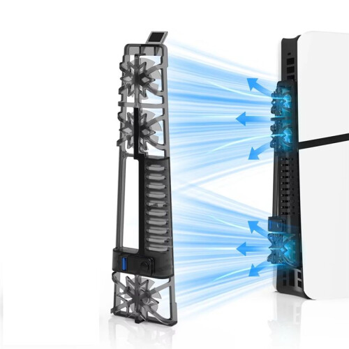 For PS5 Pro Accessories Cooling Fan with LED Light for  5 Slim Gaming Accessorie Cooling System 2