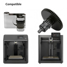 For AD5M/Pro Gear High Strength Hardened Steel Coating Extruder Integrated Handle 3D Printing Accessories