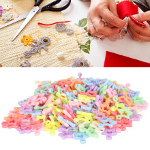 300PCS Multi-Color Plastic Star Beads for Jewelry & Crafts DIY