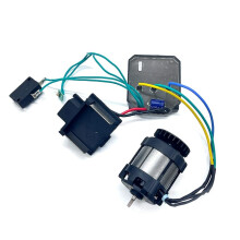 Moteur Sans Balais de Remplacement pour Tronçonneuse Électrique Sans Fil de 4/6/8 Pouces, Accessoire D'Outils Électriques de Mise à Niveau 38 mm