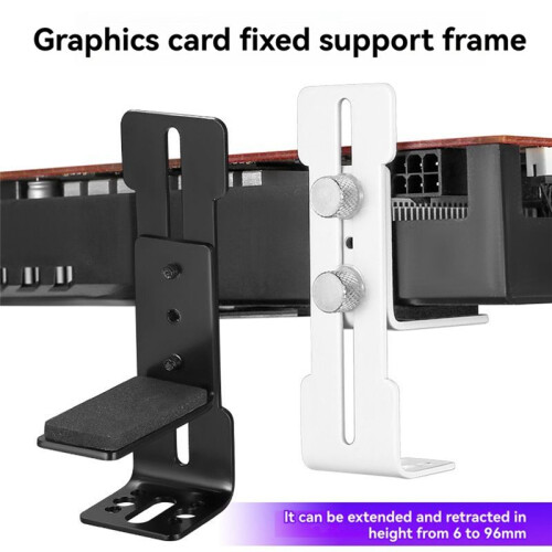 GPU Mount Support Bracket  Card Stand Holder GPU Sag Bracket Support White 1