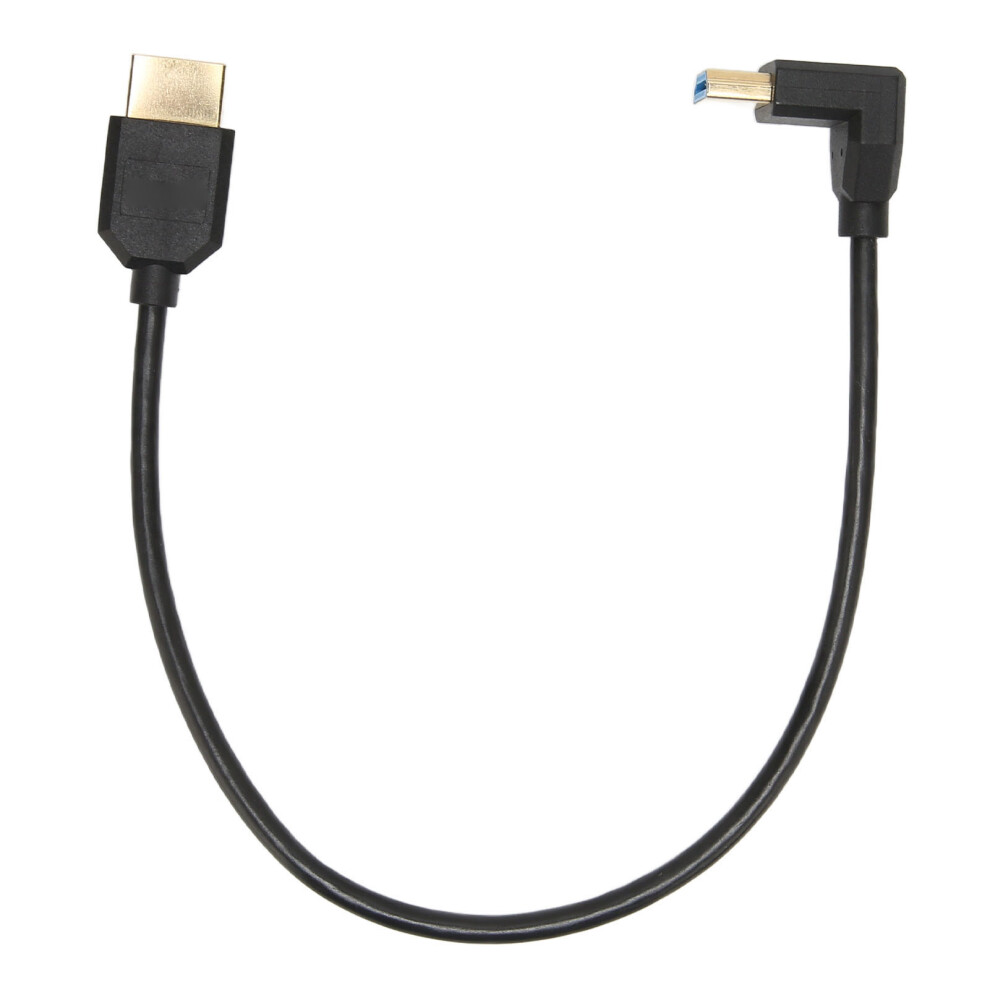 90 Degree Hd Multimedia Interface Cable 48Gbps 8K 1.5M Black 8781388974375