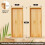 Bamboo Storage Box Rectangular Household Tissue Box Toilet Wat Tank Roll Paper Storage Tray Desk Solid Wood Storage Box 7