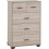 Seconique Oliver 3+2 Drawer Chest - Light Oak Effect 3