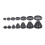 Rubber Grommets Wire Protection,Closed Rubber Grommet,Firewall Solid Closed Hole,Firewall Plug Grommet Synthetic Wire 6
