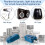 7 PCS Extension Cord Plug Replacement 2 Prong, Polarized,Electric Plug Rotatable Electrical Plug Extension Cord,US Plug 3