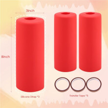 3 Pcs Silicone Wrap for Sublimation Skinny Tumblers 20Oz Reusable Silicone Wrap Mug Clamp for Full Wrap Tumbler Blank