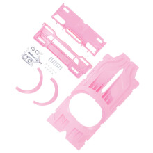 RC Wide Body Large Cover Kit für WPL D12 RC-LKW – Pinkes Kunststoff
