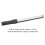8W LED Light Stick 5 Farben, 3 Effekte, 2600mAh, 496mm 12
