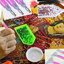Painting Accessories Art Tool-Diamond Painting Glue Clay-DIY Embroidery Wax Kit-Stitch Dot Pen for