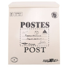 Cassetta Postale Vintage con Montaggio un Parete, Cassetta Delle Lettere per Esterni, Cassetta Postale nel Metallo Anticato, Resistente Alla Ruggine,