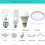 2X  PIR Infrared Motion Sensor Detection 220V Adjustable  Infrared Automatic LED Light Witch 7