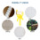Paint Edger Roller Brush Paint Edger Combo Kit, Clean-Cut Paint Edger Roller Brush, Paint Brushes Safe Tool 5