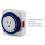 Outlet Timer  24 Hour Plug-in Electric Mechanical Outlet Timer  Outlet Mechanical Timing Socket US Plug 4