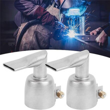 90 Degree Flat Welding Nozzle Hot Air Nozzle Welding Machine Outlet Accessories Stainless Steel Round Welding Nozzle