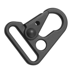 120 Pieces Enlarged Mouth Clip Sling Clasp Olecranon Hook for Keychain Snap Hooks Outdoor Bag Black Color