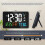 USB Plug WiFi Desktop Clock Intelligent Thermometer Hygrometer with Digital LED Display WIFI Auto-Calibration Tools 6