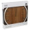 Modern Wall Clock 38cm  Leather Strap Silent Non Ticking Battery 5