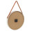 Modern Wall Clock 38cm  Leather Strap Silent Non Ticking Battery 6