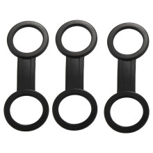 16 Pieces Scuba Diving Dive Snorkeling Silicone Snorkel Mask Strap Keeper Holder Clips Retainer Attachment Gear Spare