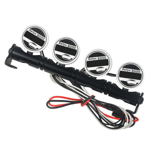 2pcs 92.5mm Multi-Function Bright LED Light Lamp Bar for 1/10 RC Crawler  -4 TRX4 SCX10 4 LED 2