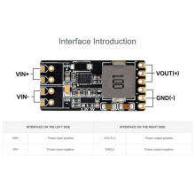- Buck Module 5-36V Wide Voltage Input Configurable 3.3V or 5V Buck Voltage Regulation Ouput 4A with Terminal