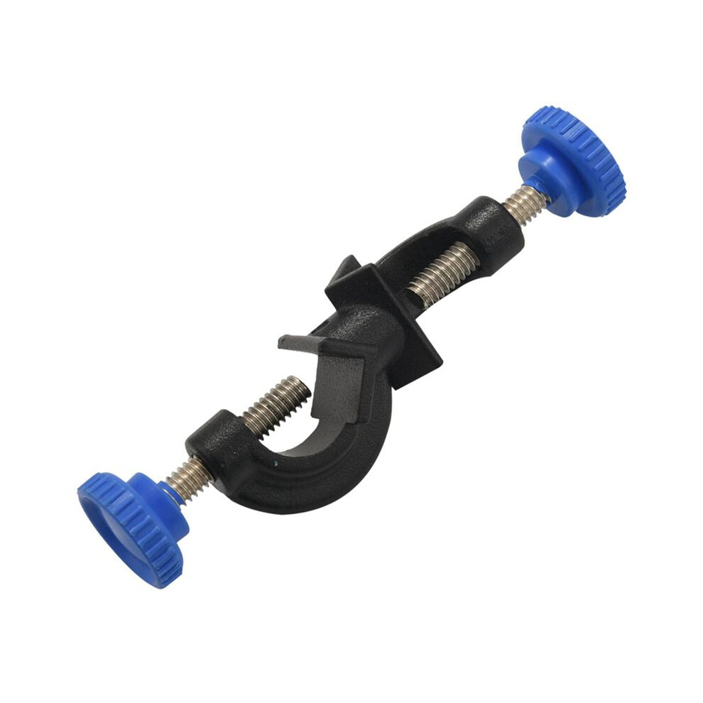 4X Lab Clamp 3 Prong Finger Style Rubber-Coated A Black Laboratory Stand Clip 4712358143259