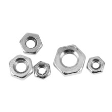 500 Pcs/Set M1.6 M2 M2.5 M3 M4 Carbon Steel Hex Nut Assortment Kit Hexagon Nuts Metric Thread Assortment Kit