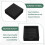 Sticky Note Stencil Compatible with Post Notes,3x3 Sticky Pads Base with 2 Stencils Included,Memo Pad Organizer Black 5