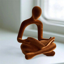 Escultura de Arte Abstracto, Decoración, Figura de Lector, Decoración del Hogar, Escultura Moderna, Artesanías, Accesorios de Escritorio A