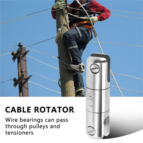 Cable Pulling Swivel Wire Bearing Breakaway Swivel 1 Ton - 1Pcs 2