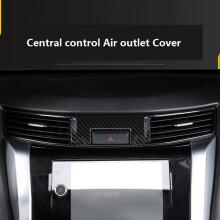 2X pour Navara NP300 2016-2019 Voiture Contrôle Central Climatisation Sortie éVent Cadre Couverture Garniture Autocollant Accessoires