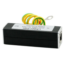 3X Telefono Fax Protezione Contro Le Sovratensioni Thunder RJ11 Kl01-P4H Nero RJ11 ADSL